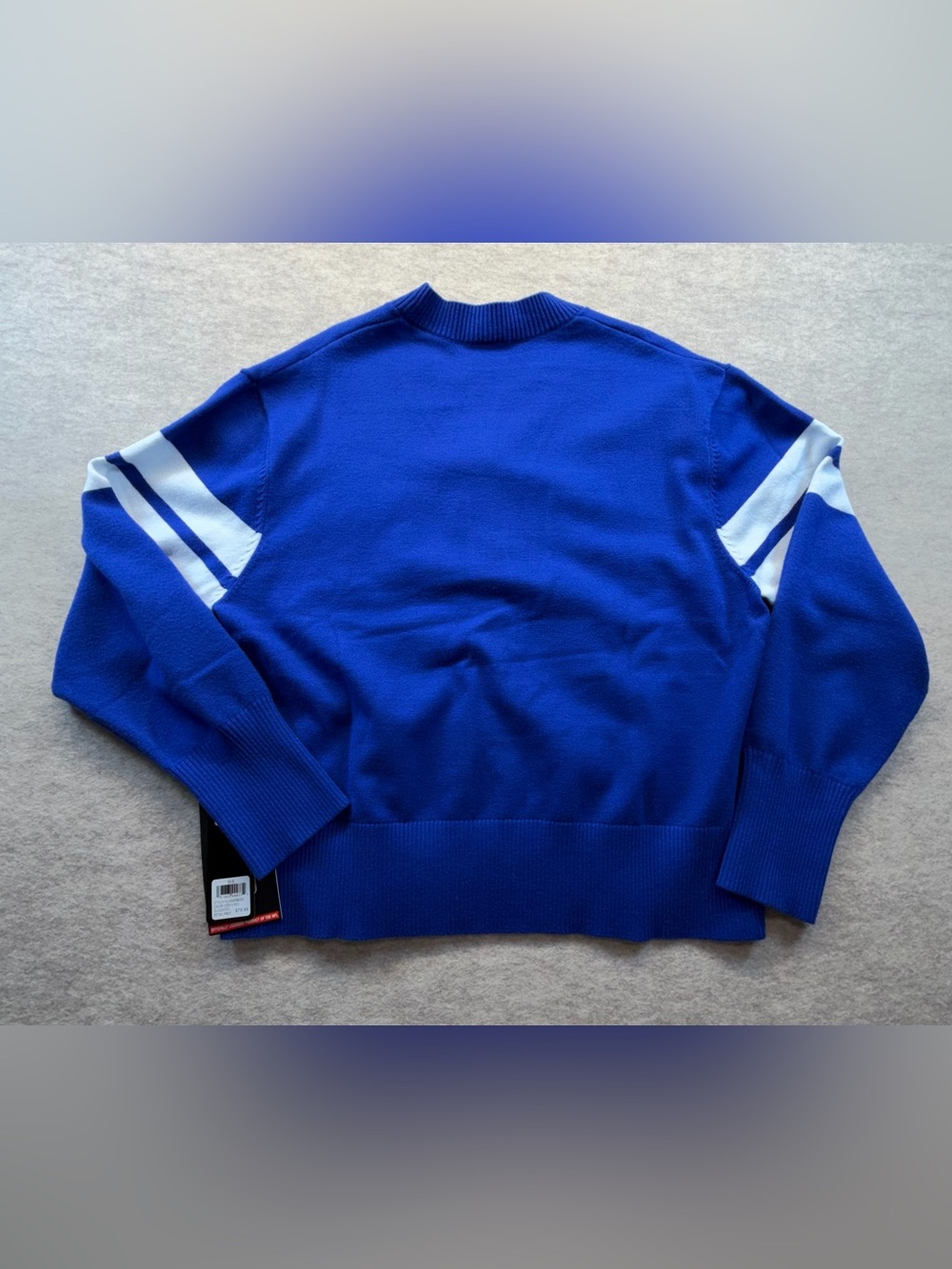 Buffalo Bills Ultra Game NFL Cardigan Sweater Blue Red NWT Size S - Picture 2 of 8